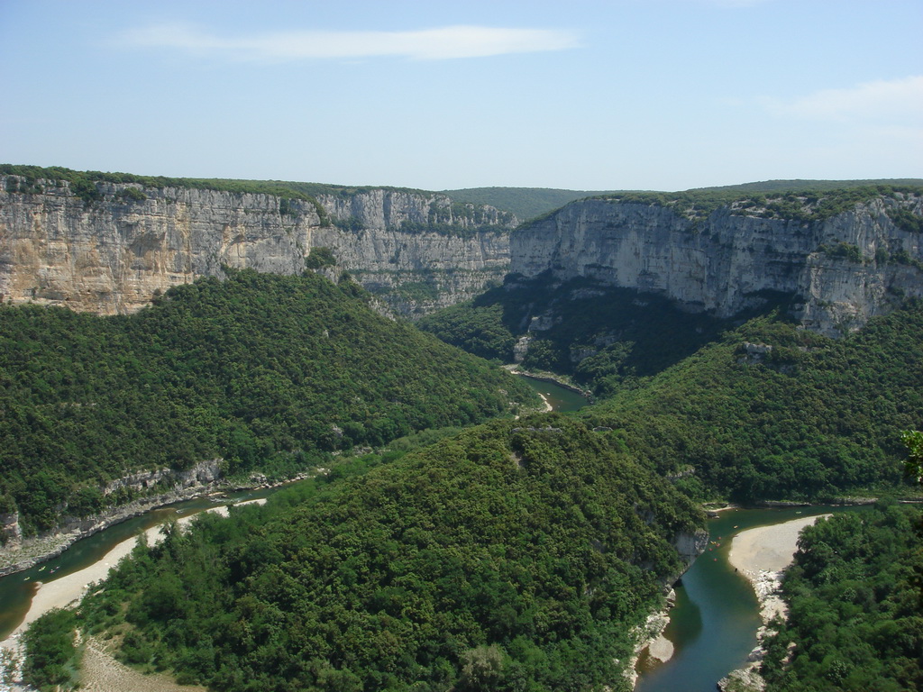 Ardeche canyon