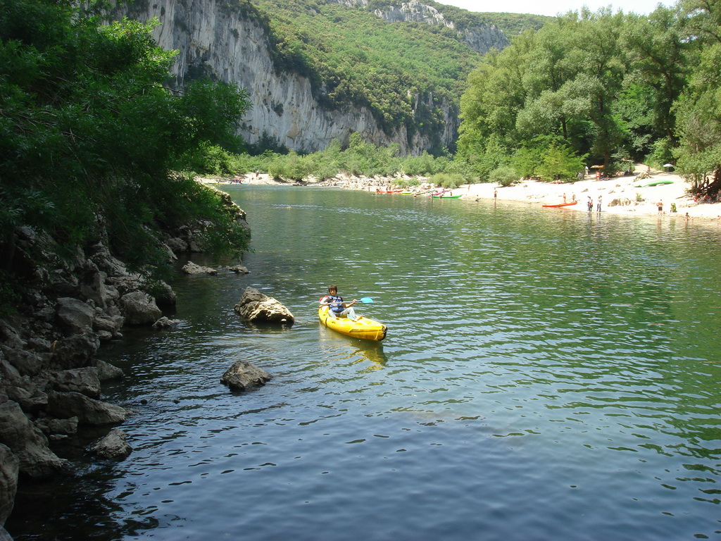 Ardeche canyon