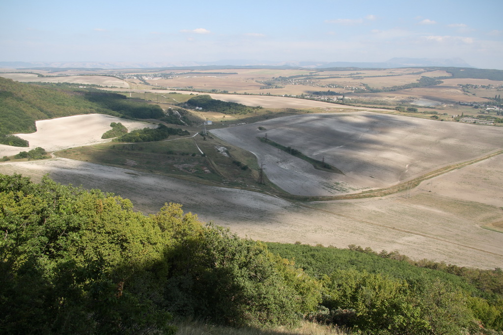 Ось таким полем йшли від села до гори