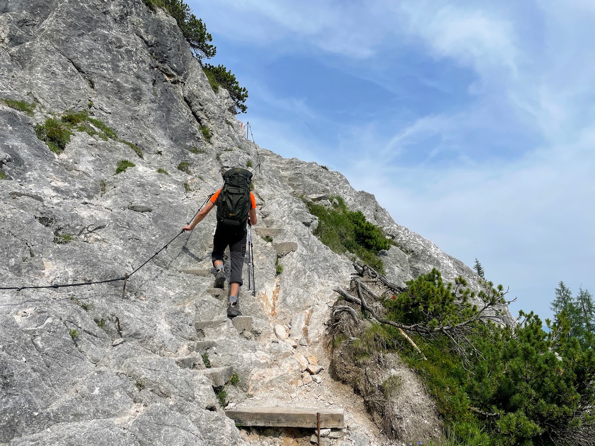 We’re climbing the little steps