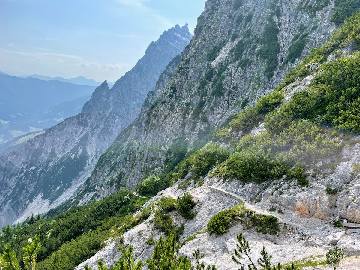Path along the cliff