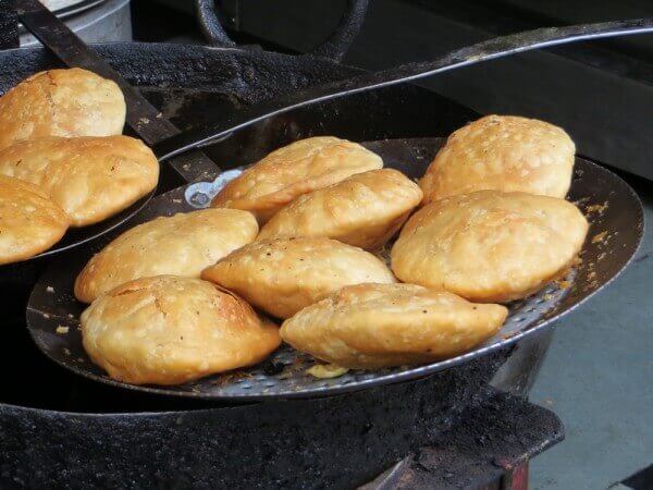 Fried street food, India