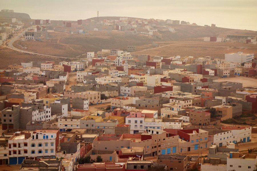 View of the town from the fortress walls
