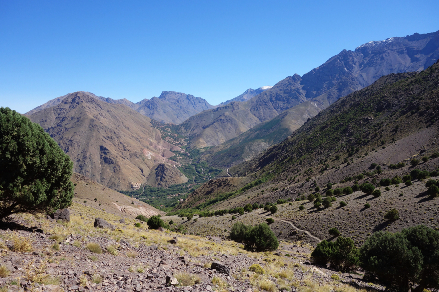View from the Tizi Mzik Pass