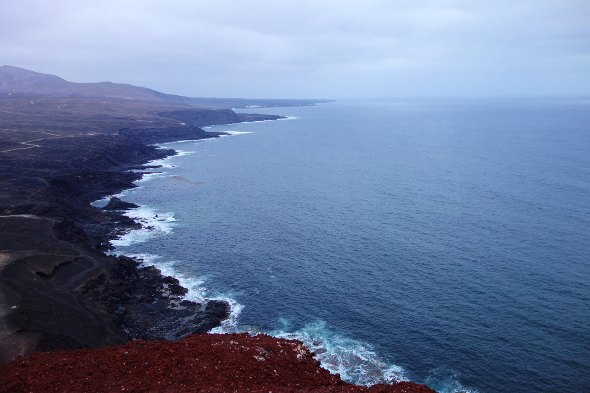 View from the volcano summit