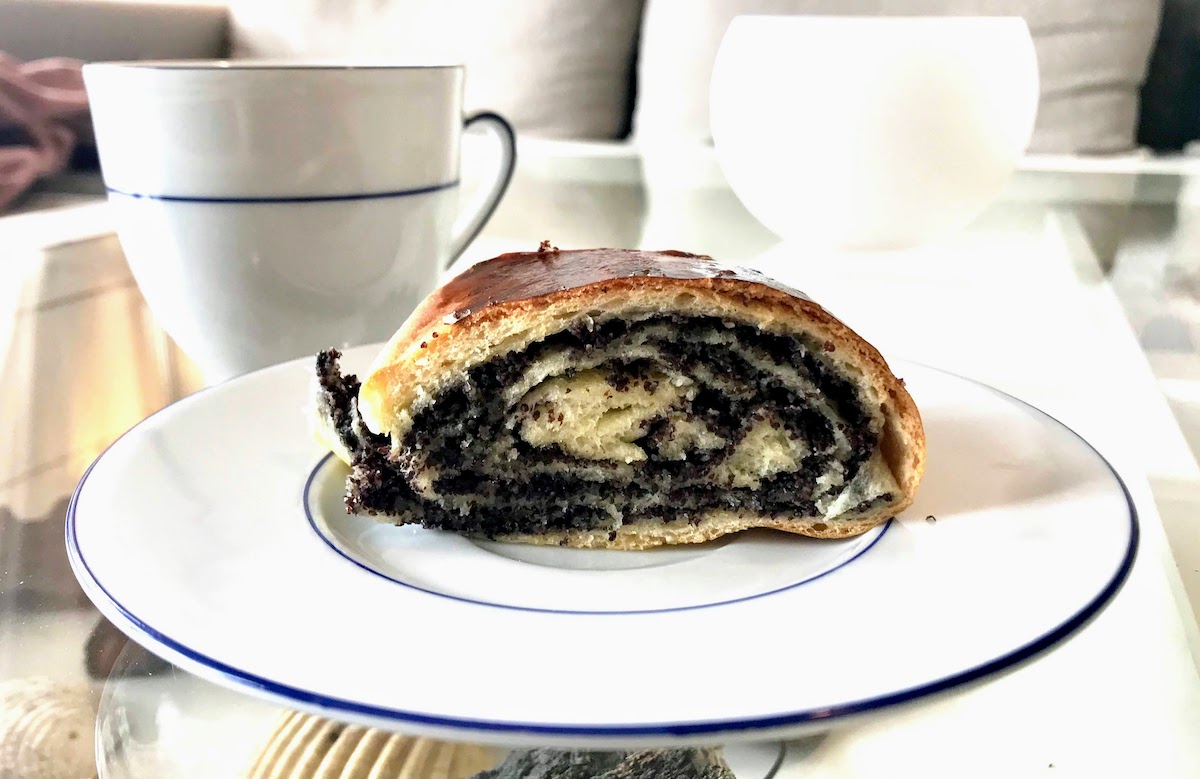 My first poppy seed roll!