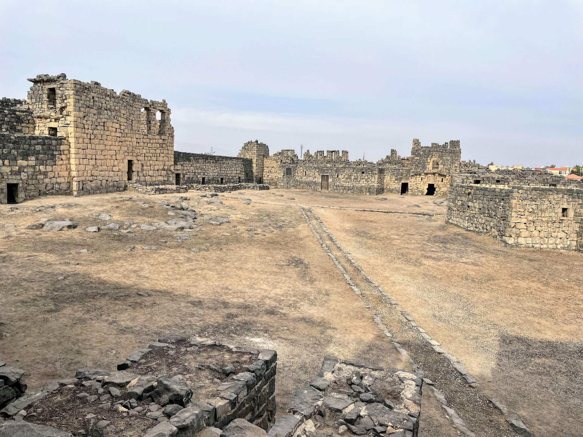Inside the castle