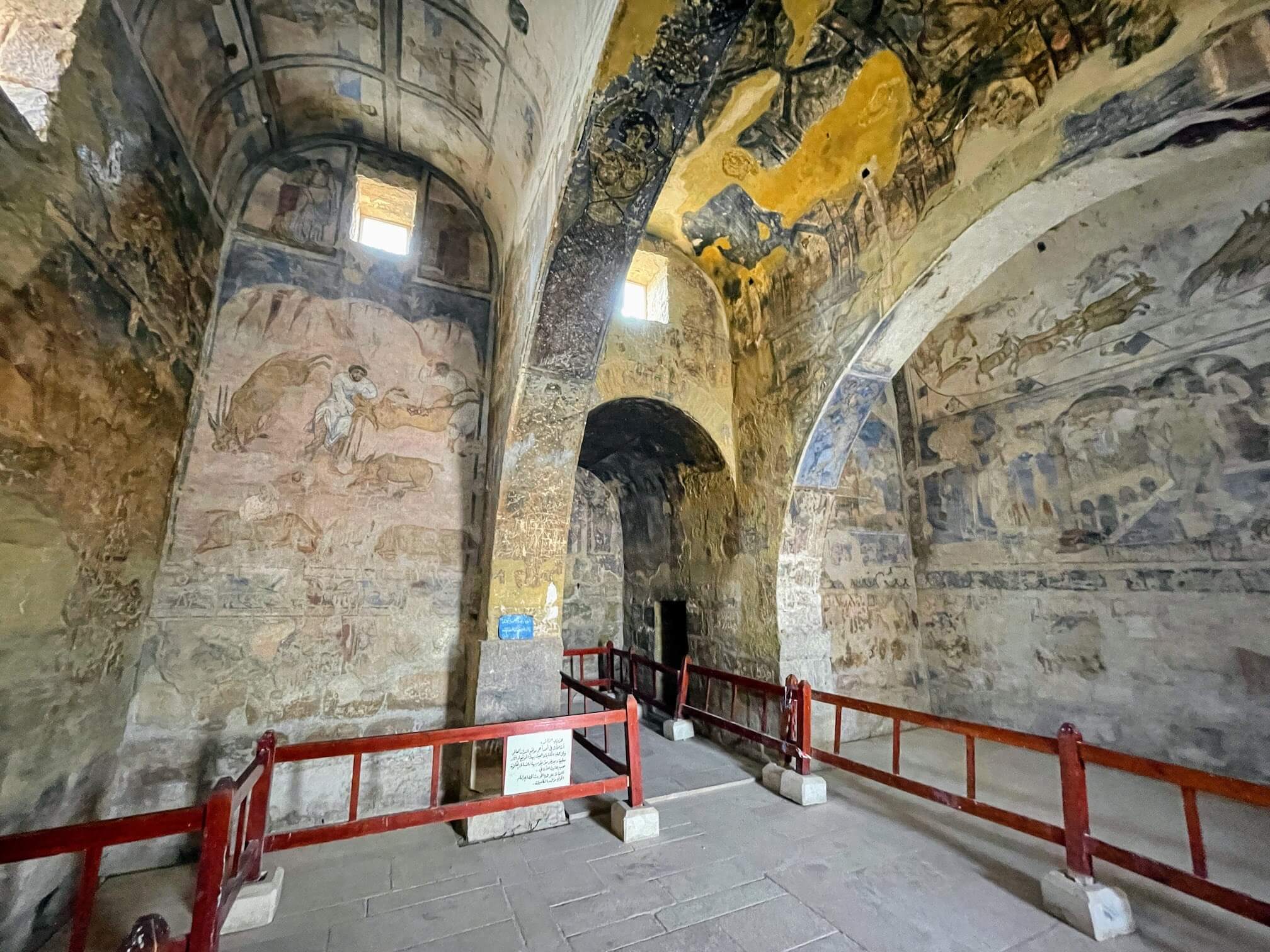 Frescoes in Qusayr Amra