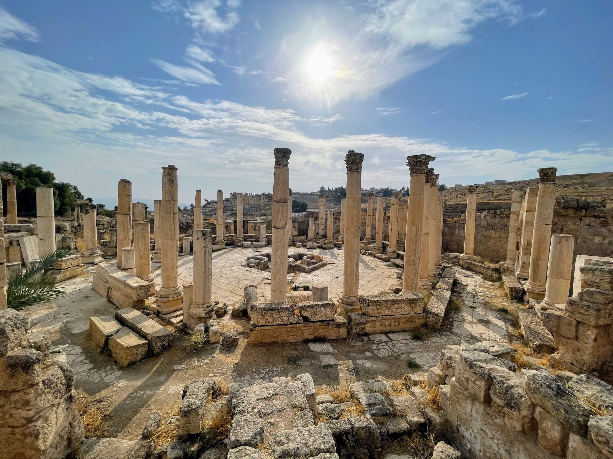 Columns in Jerash
