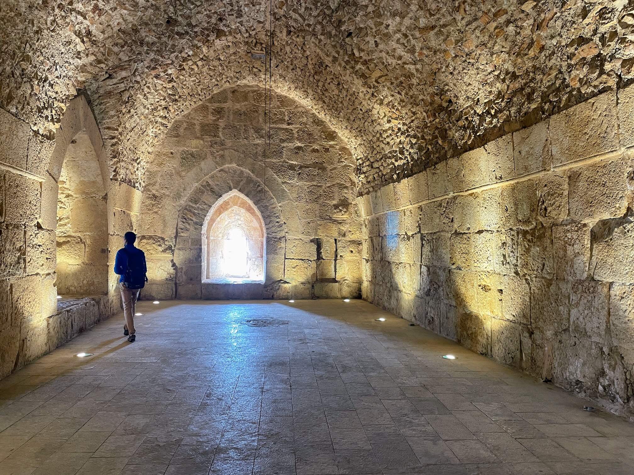 Inside the castle