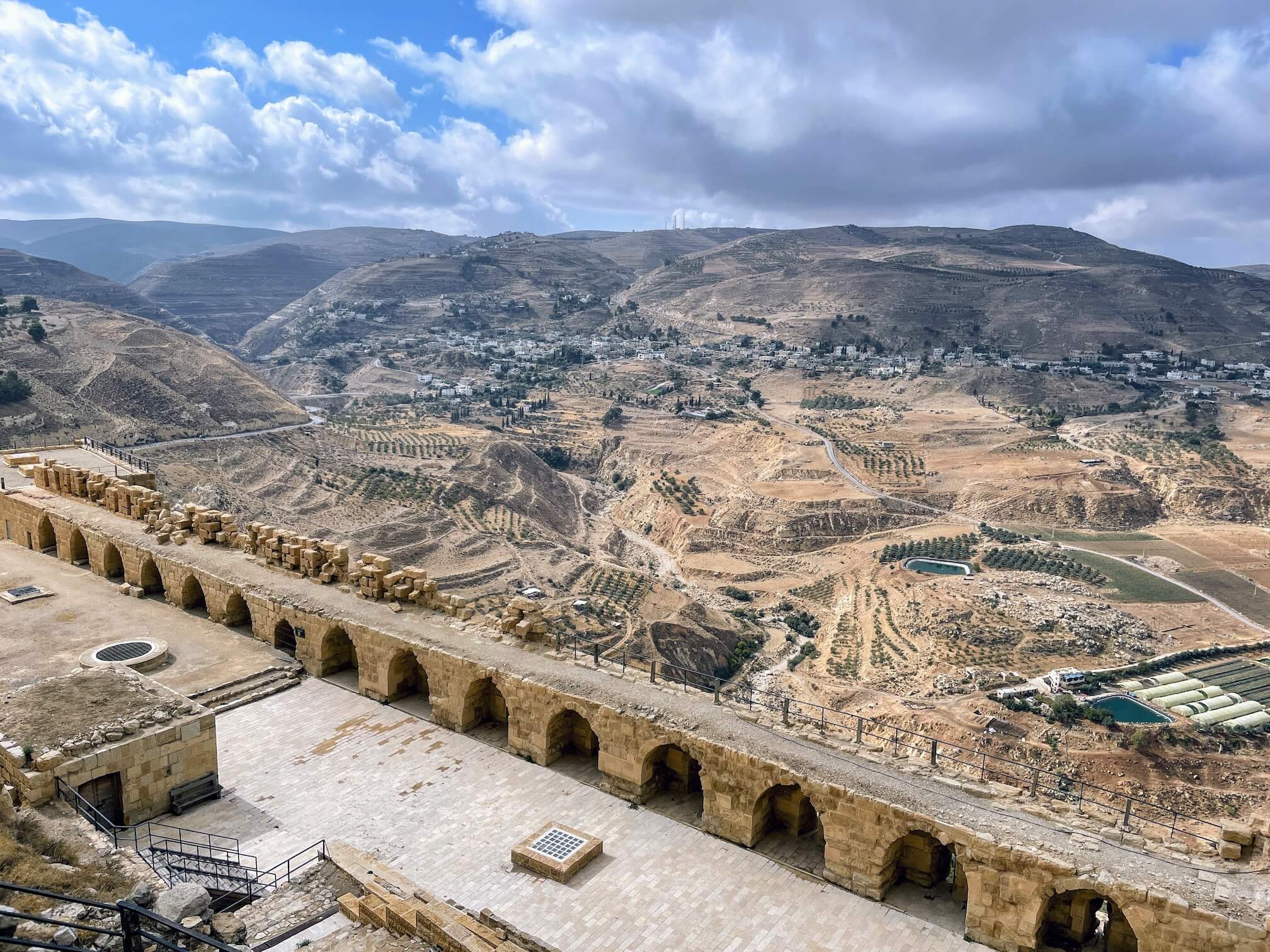 Picturesque view from the castle walls