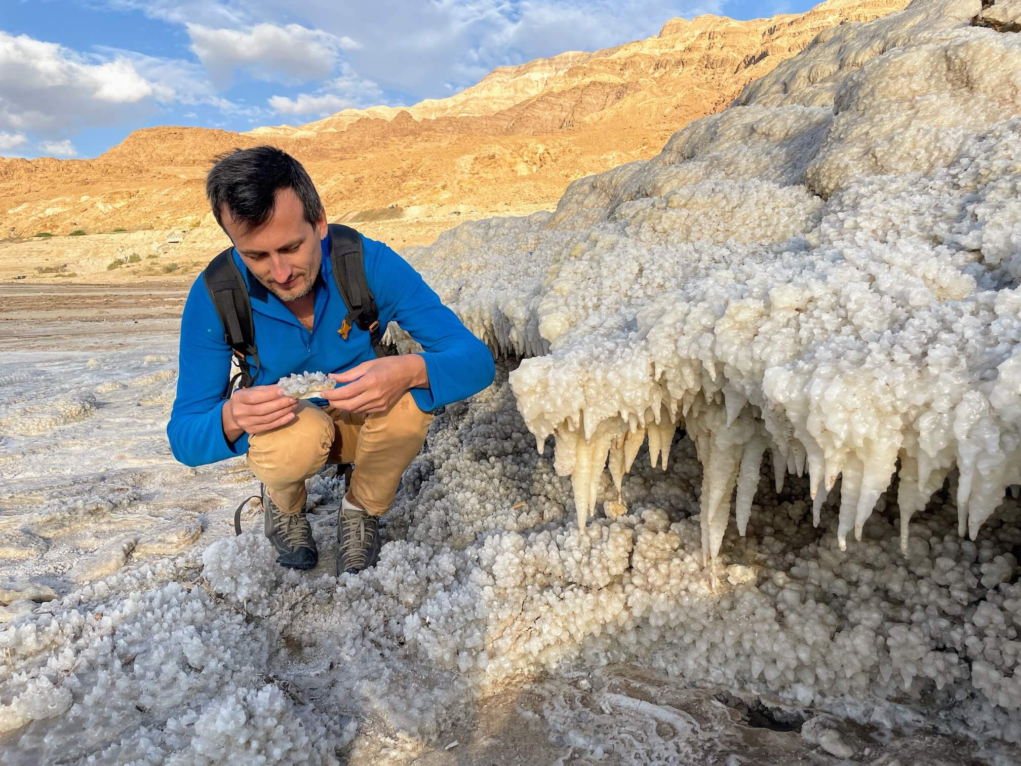 Salt Mountain with Salt Icicles