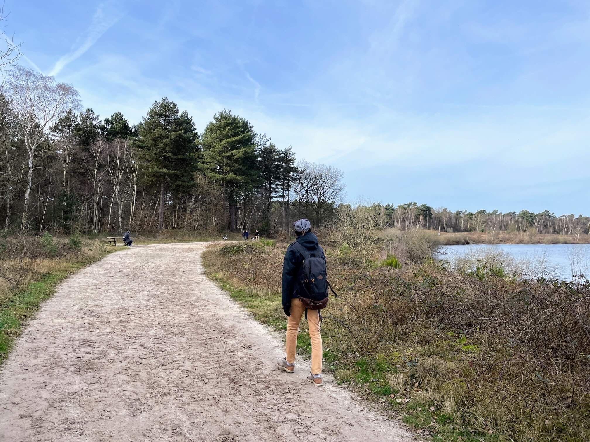 Trail around the lake