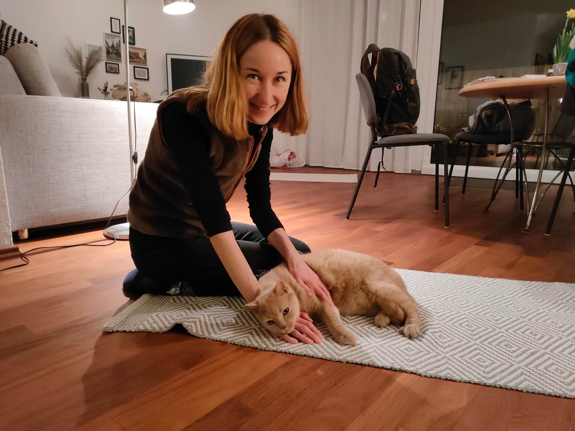 Me and my cat