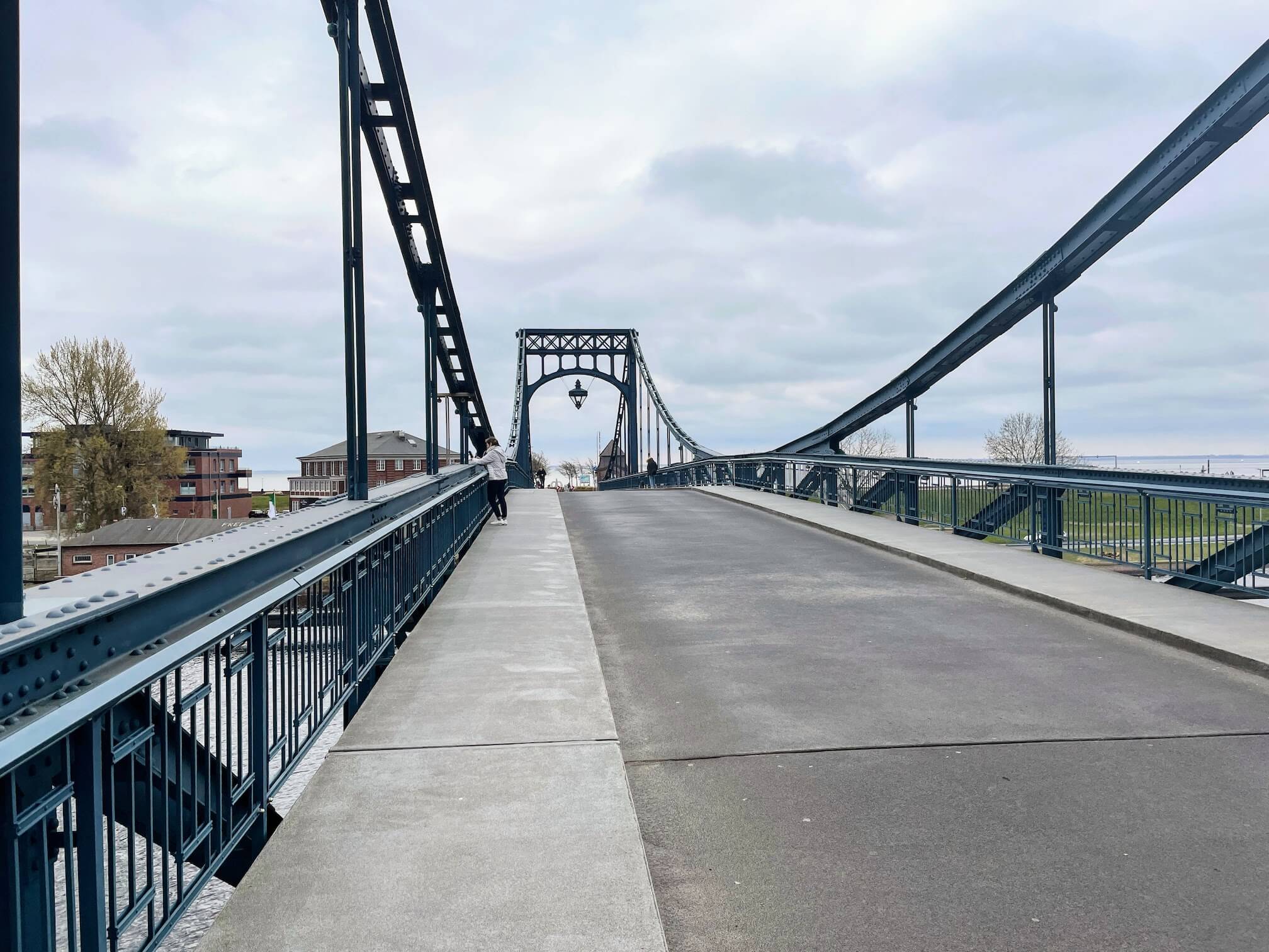 Swing bridge in the city of Wilhelmshaven