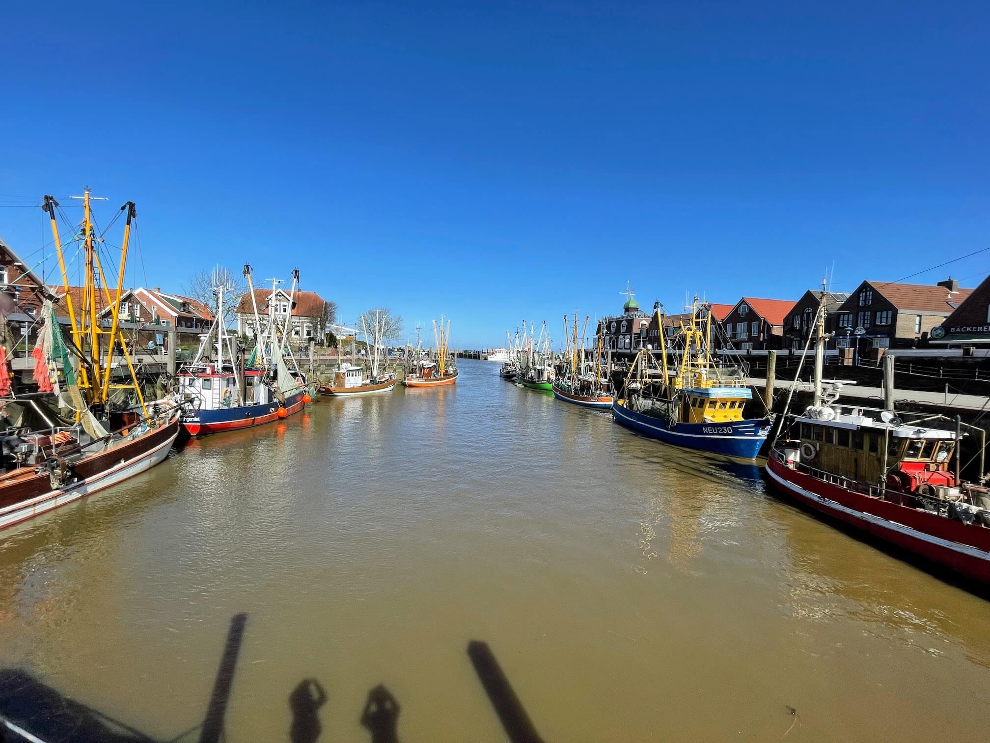 Harbor in the city of Neuharlingersiel