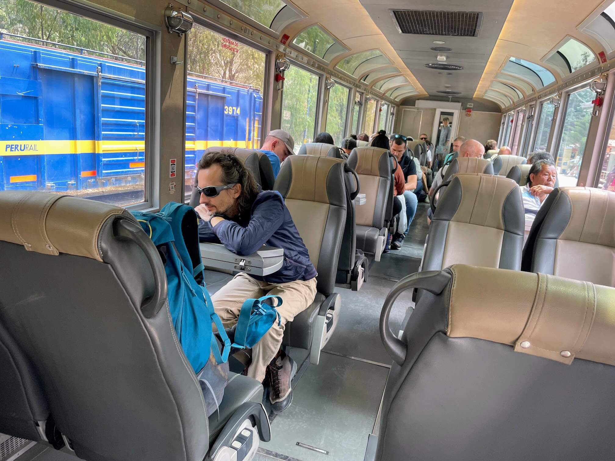On the train