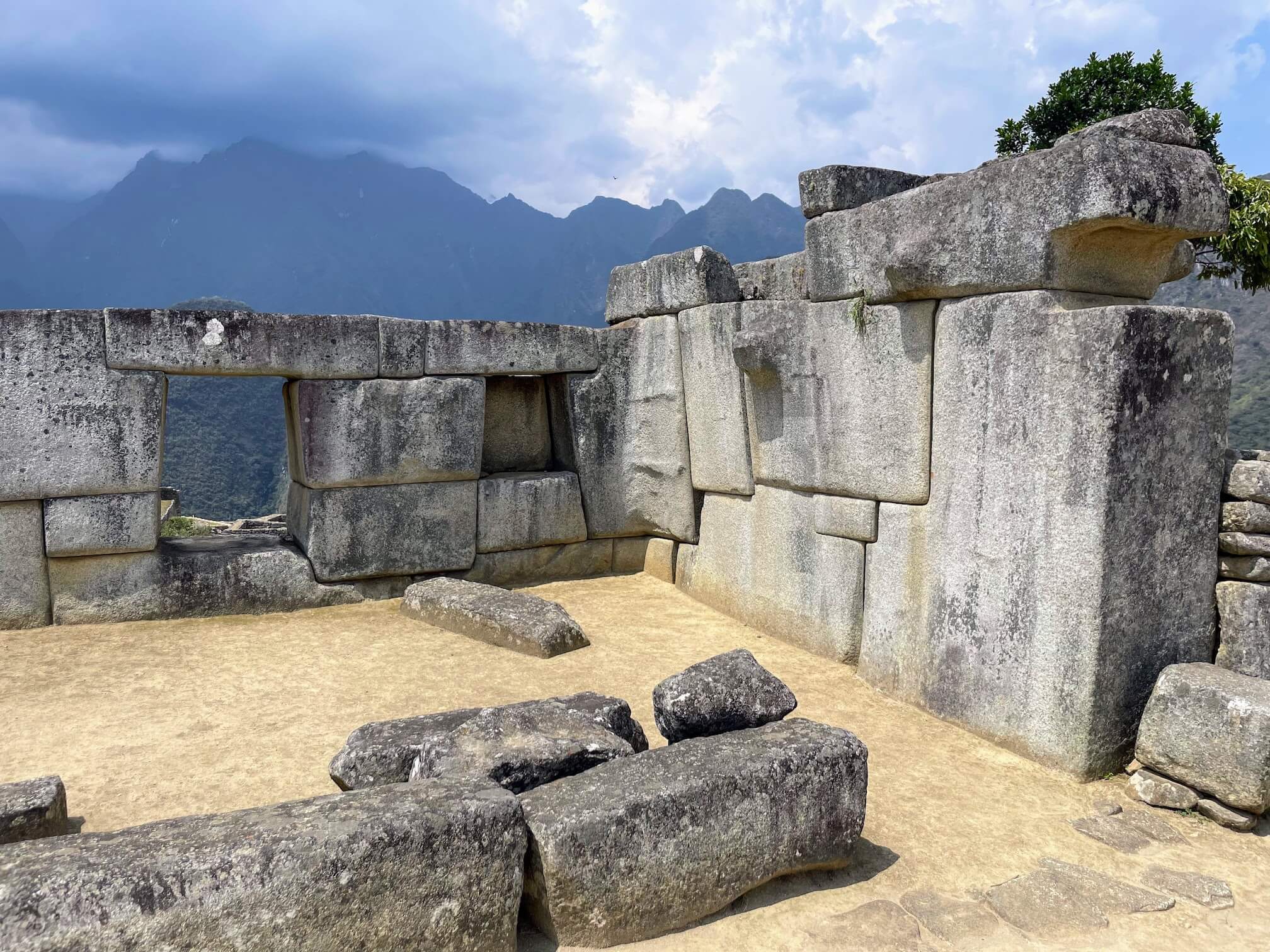 The famous polygonal masonry used by the Incas