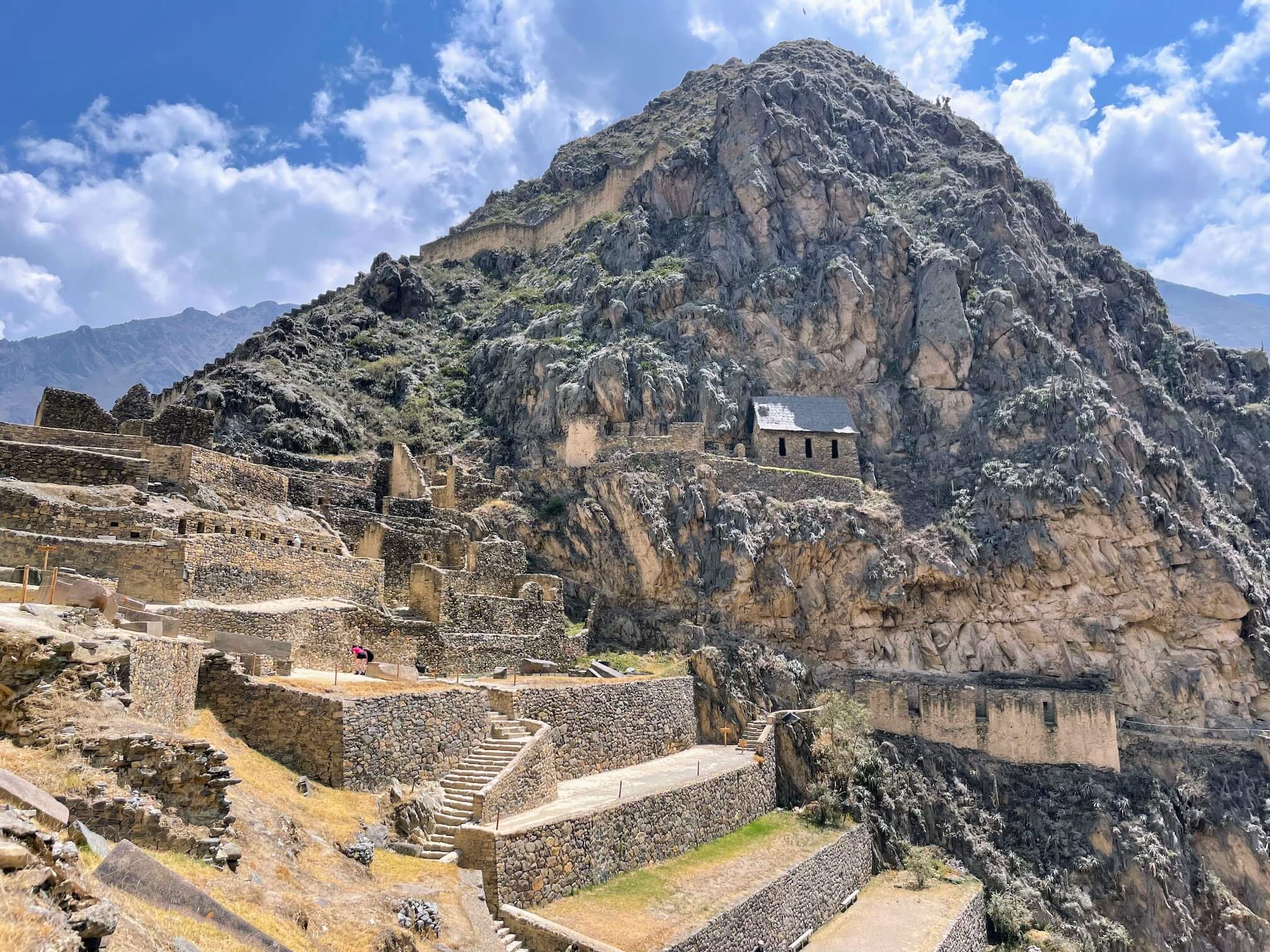 Honestly, very little remains of the Inca settlement...