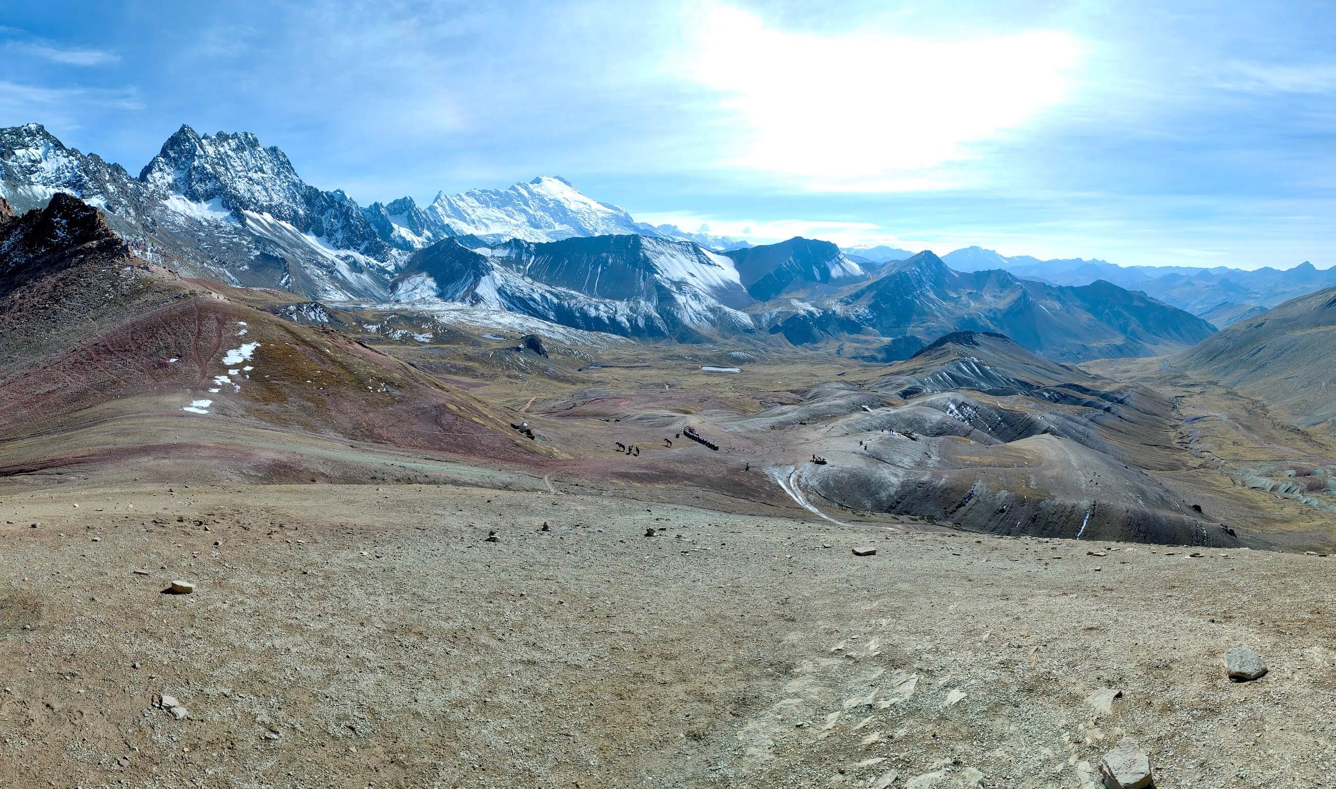 Snow-covered mountains