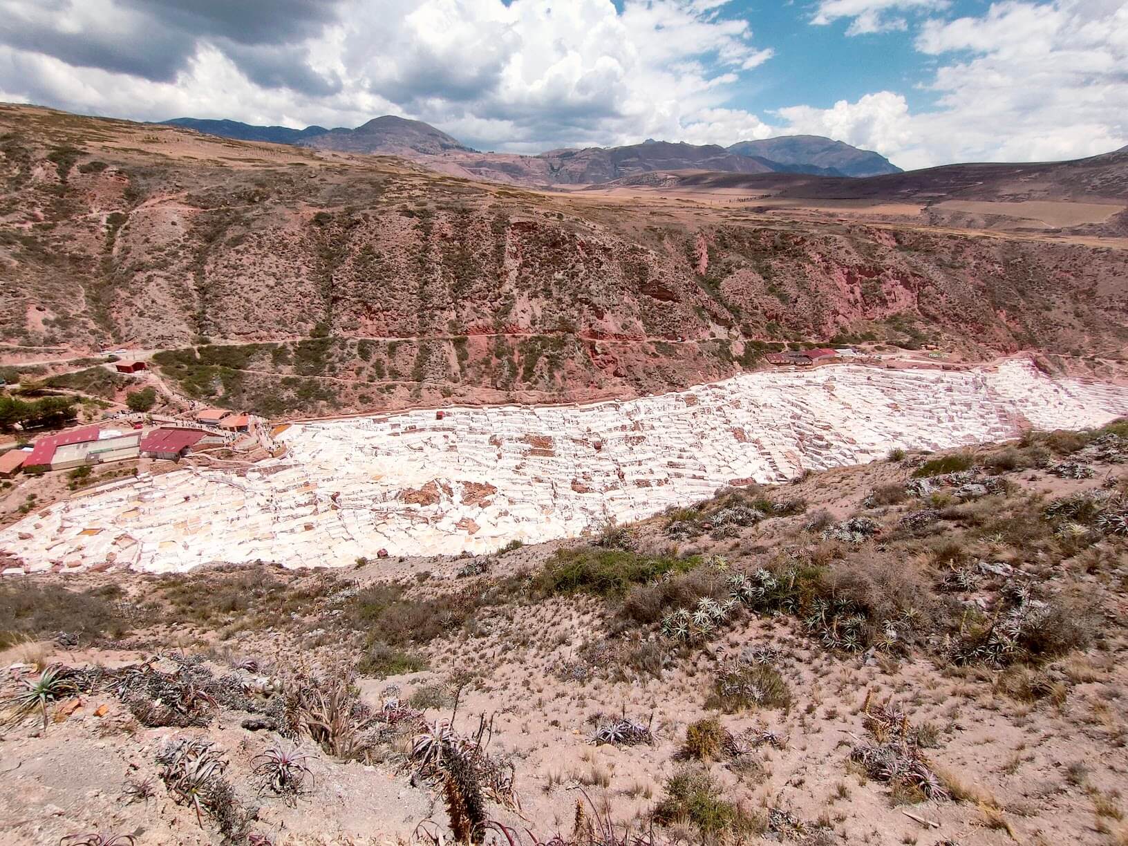 Maras Salt Mines. View from above.