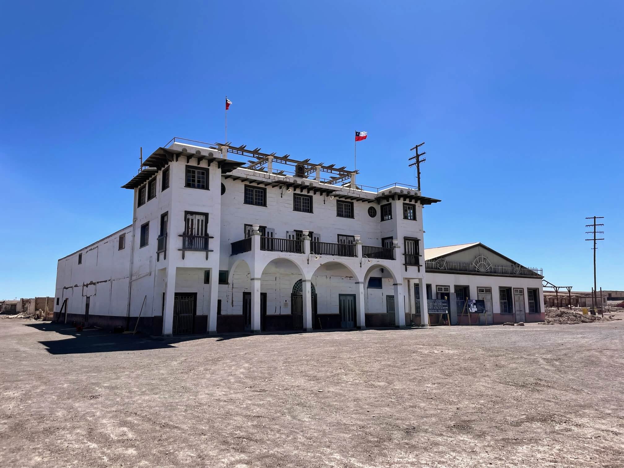 Local theater, and nearby - a school
