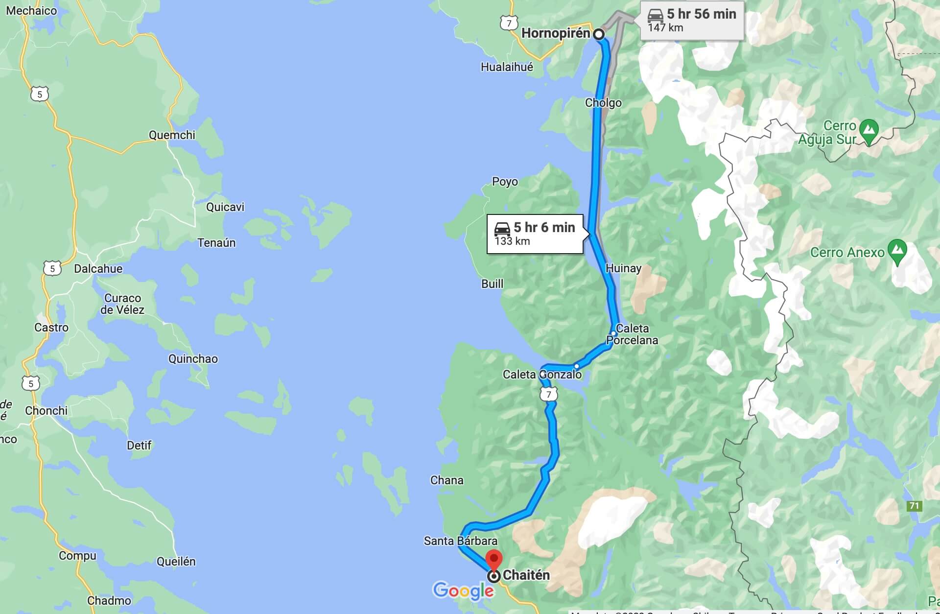 Our route for today