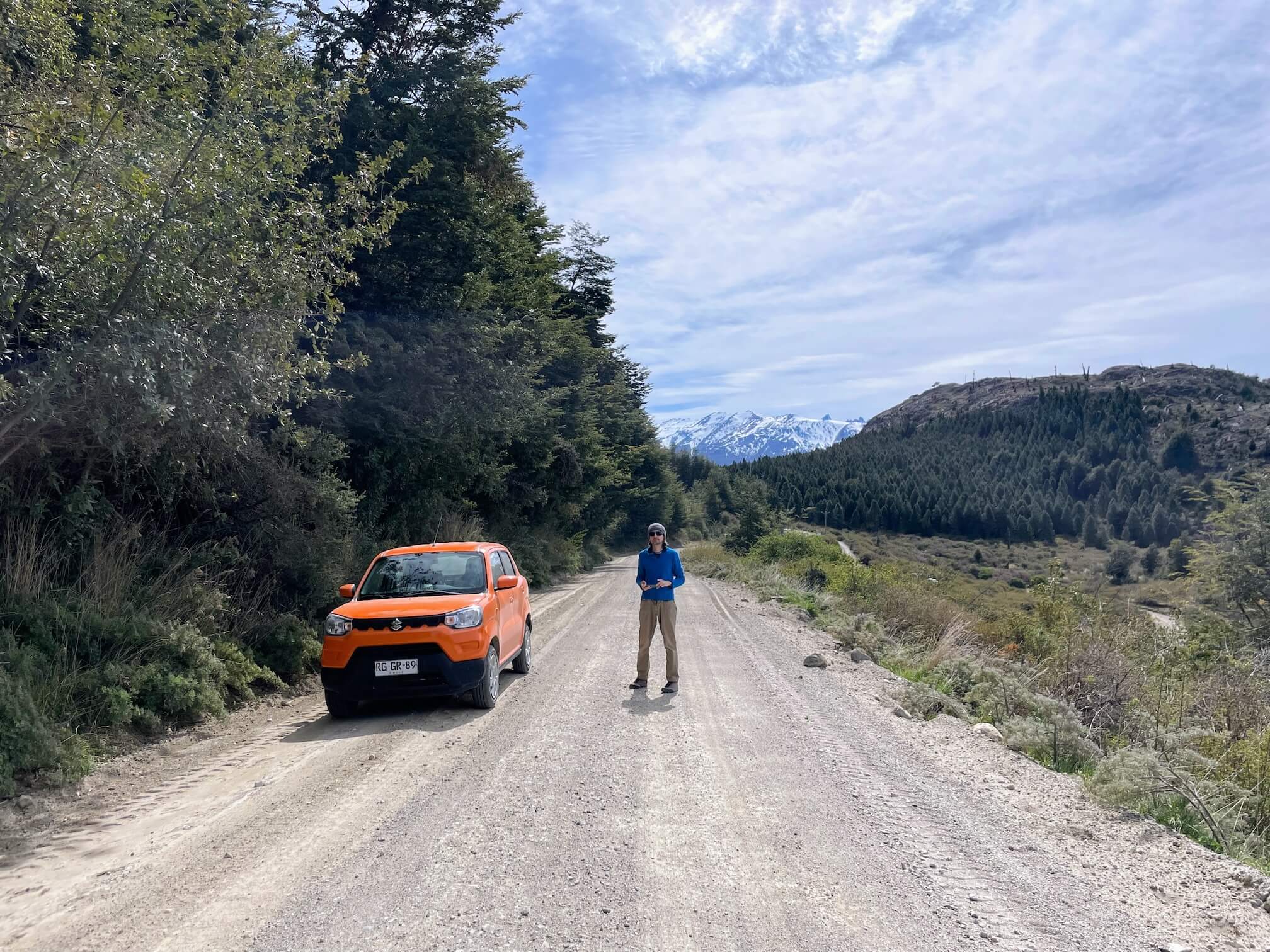 Gravel road again...