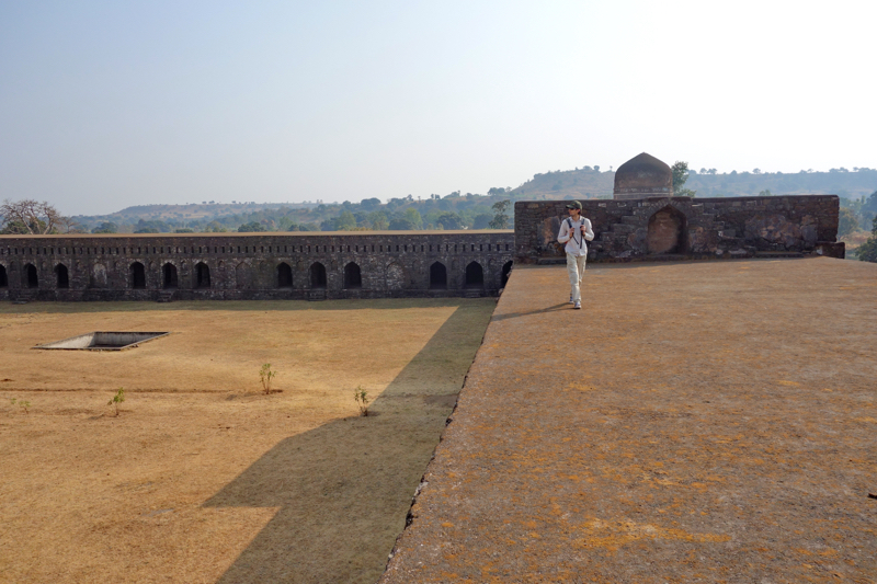 On the roof of the Caravanserai